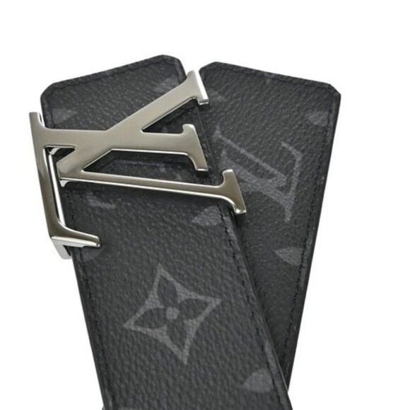 LOUIS VUITTON LV Initiales Belt 40mm 85/34 Monogram Eclipse Black M9043 70RL372 main image 4